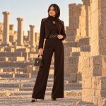 ست کت و اورال زنانه مروارید کرپ دبل سایز 38 تا 44 - تصویر 3
